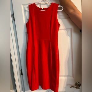 Reddish/orange work dress size 6